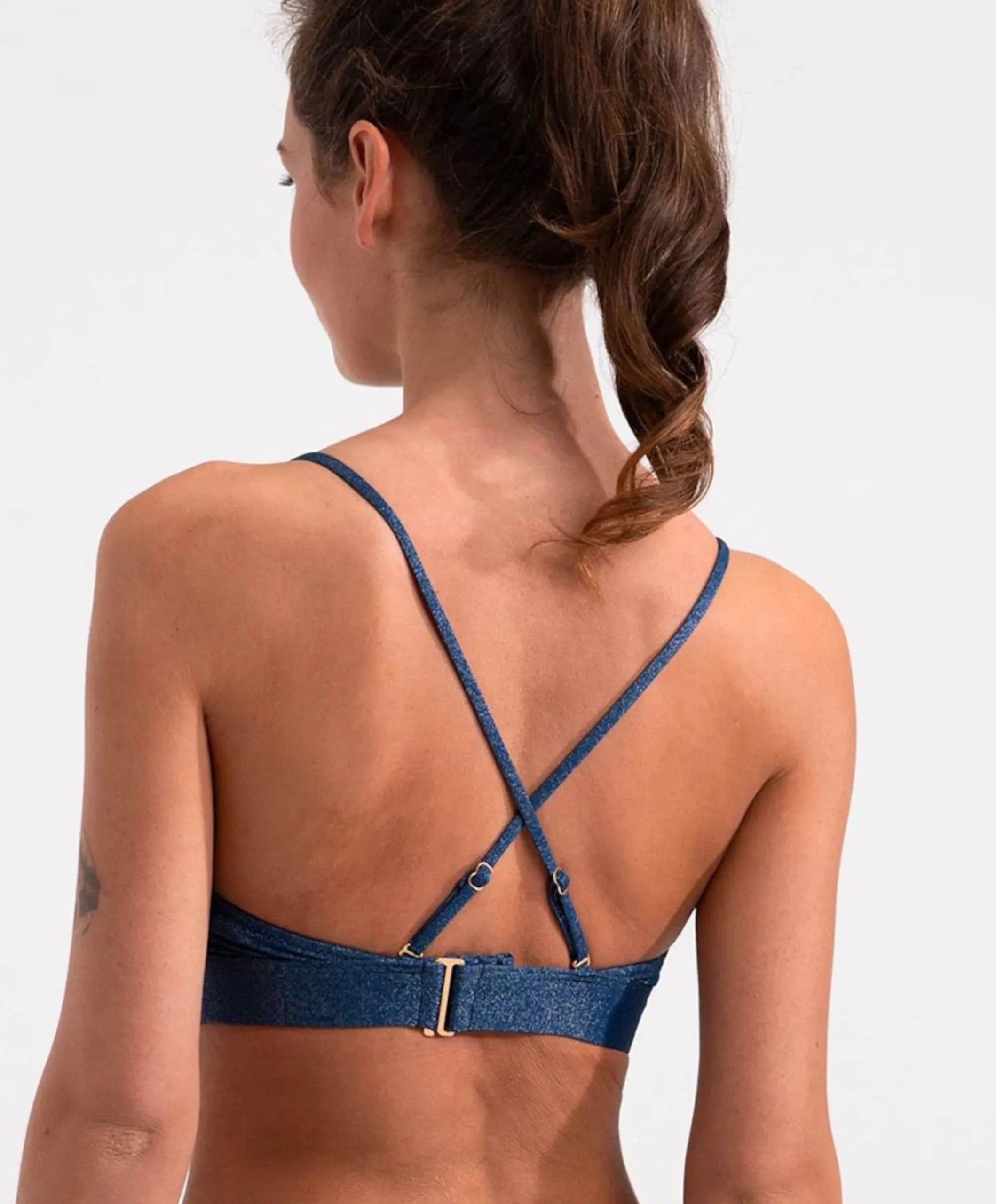 Dames bikinitop blauw