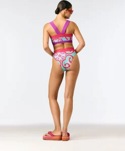 Dames bikinitop blauw