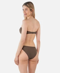Dames bikinitop bruin