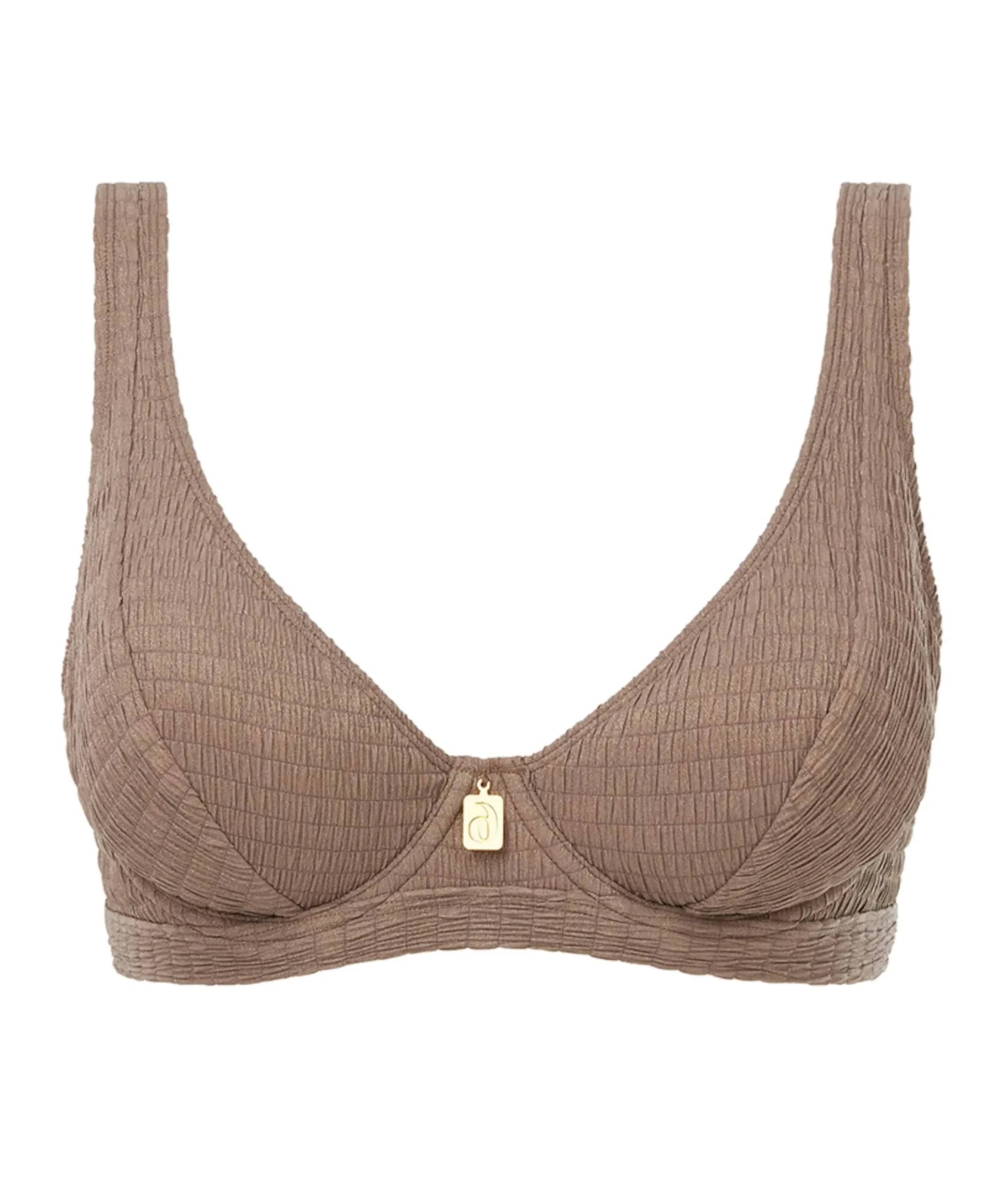 Dames bikinitop bruin