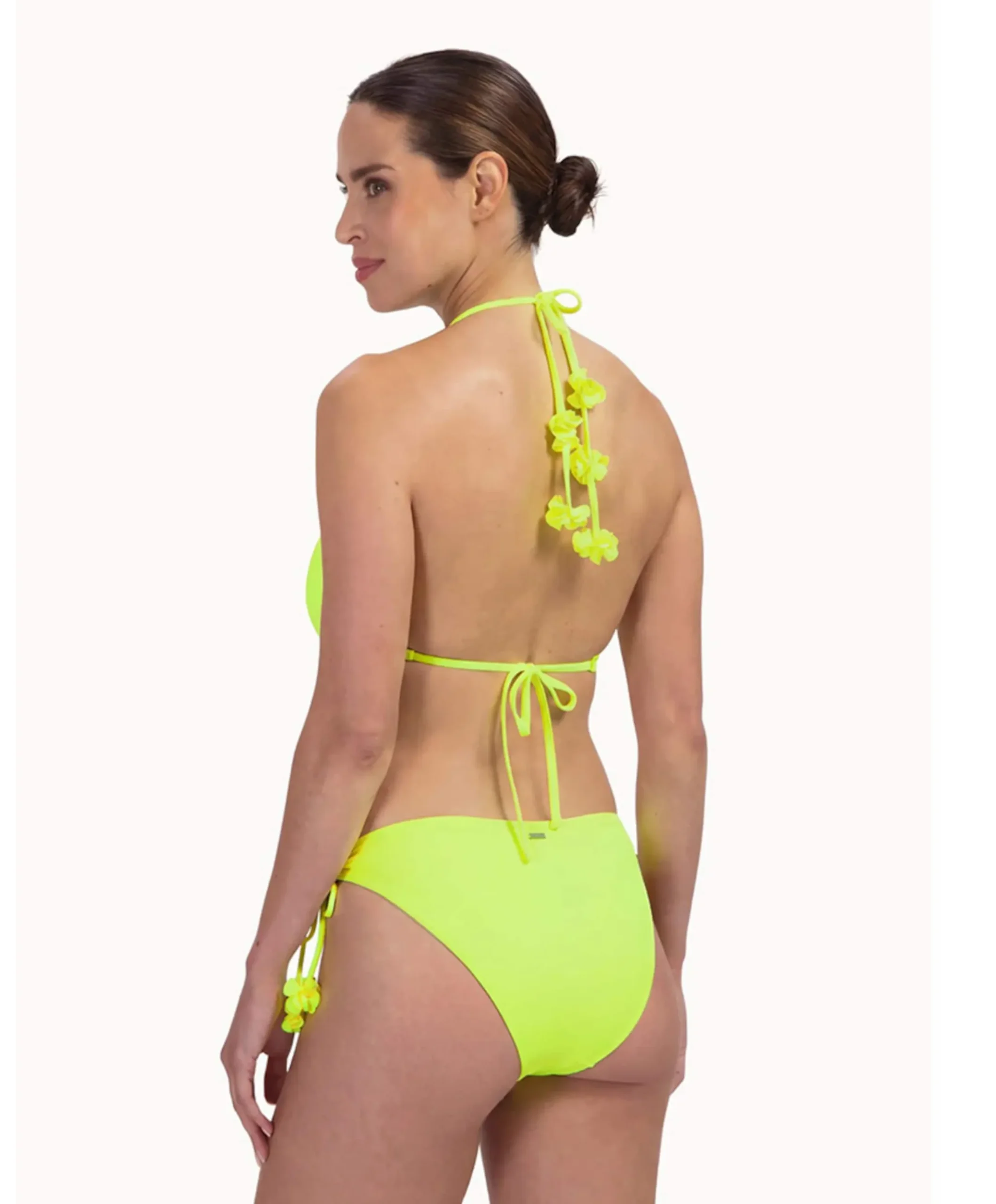 Dames bikinitop geel