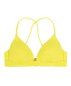 Dames bikinitop geel