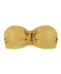 Dames bikinitop goud