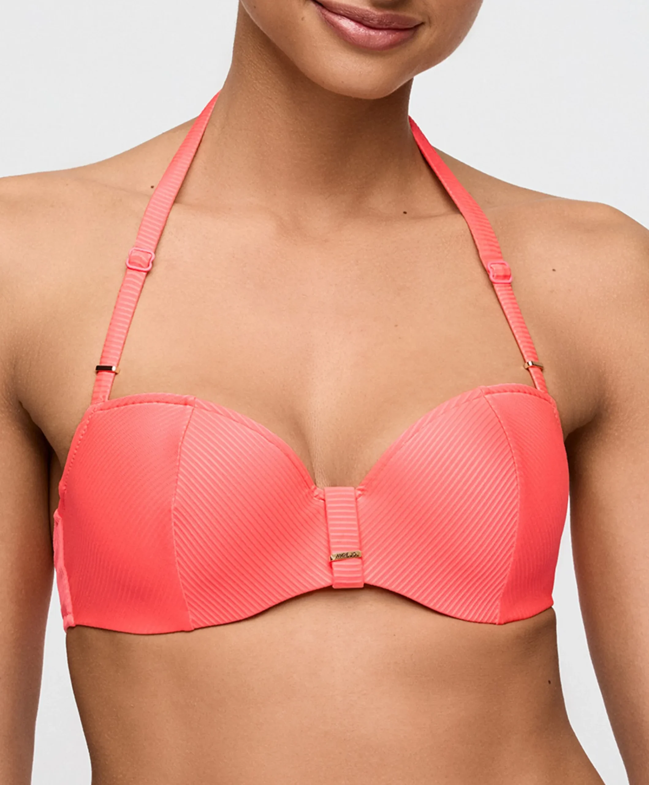 Dames bikinitop oranje