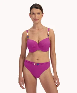 Dames bikinitop paars