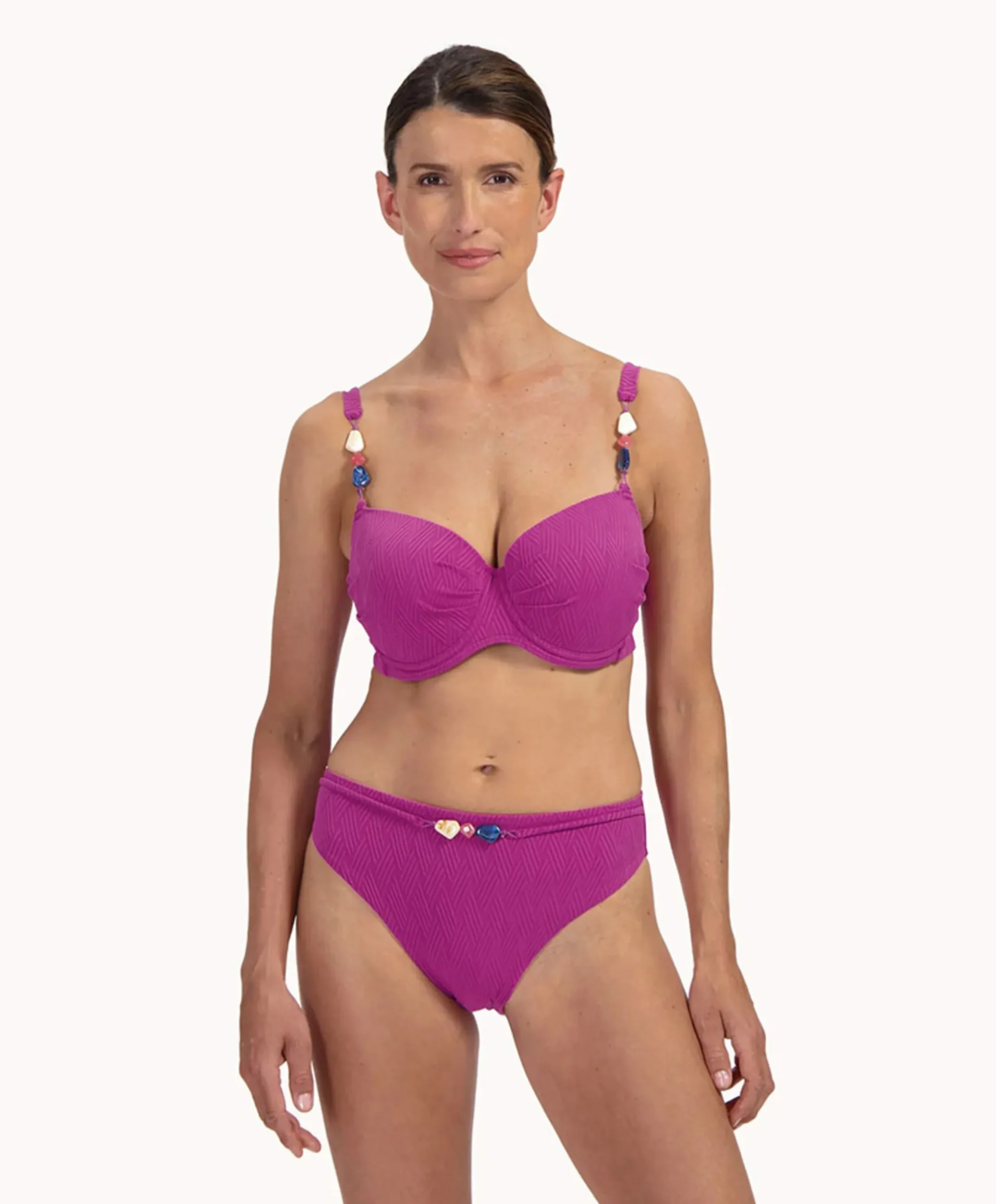 Dames bikinitop paars
