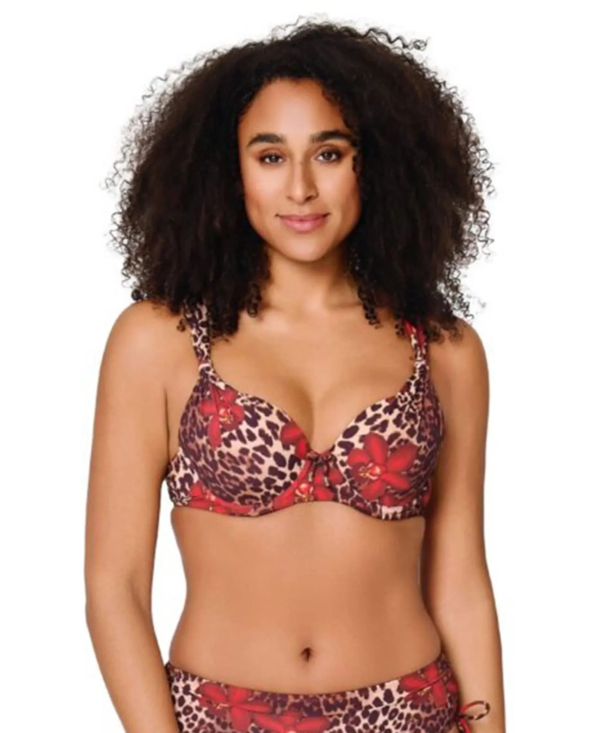 Dames bikinitop rood