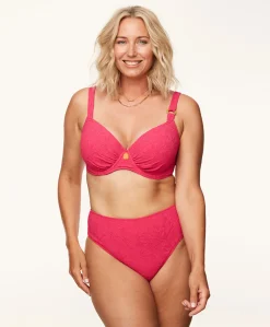 Dames bikinitop roze