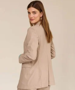 Dames blazer beige