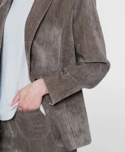 Dames blazer beige