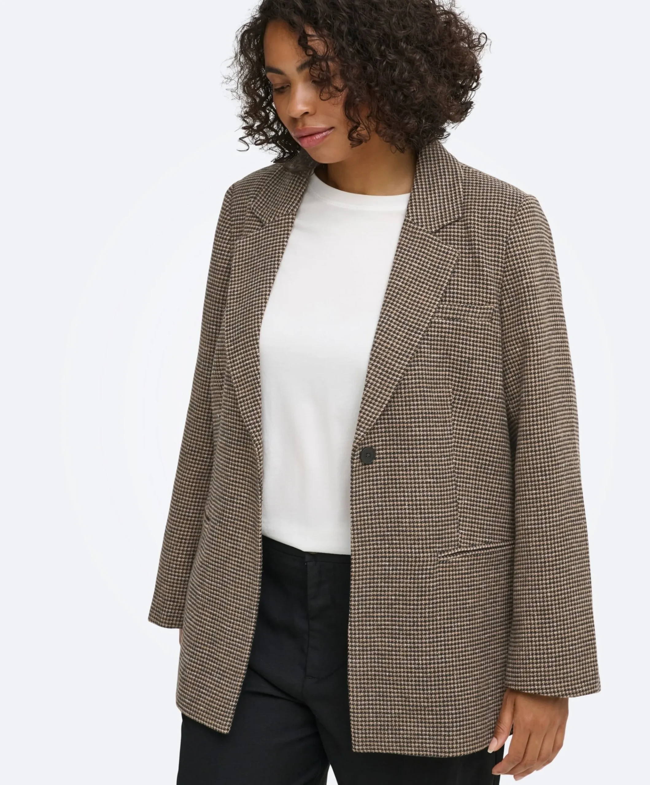 Dames blazer beige
