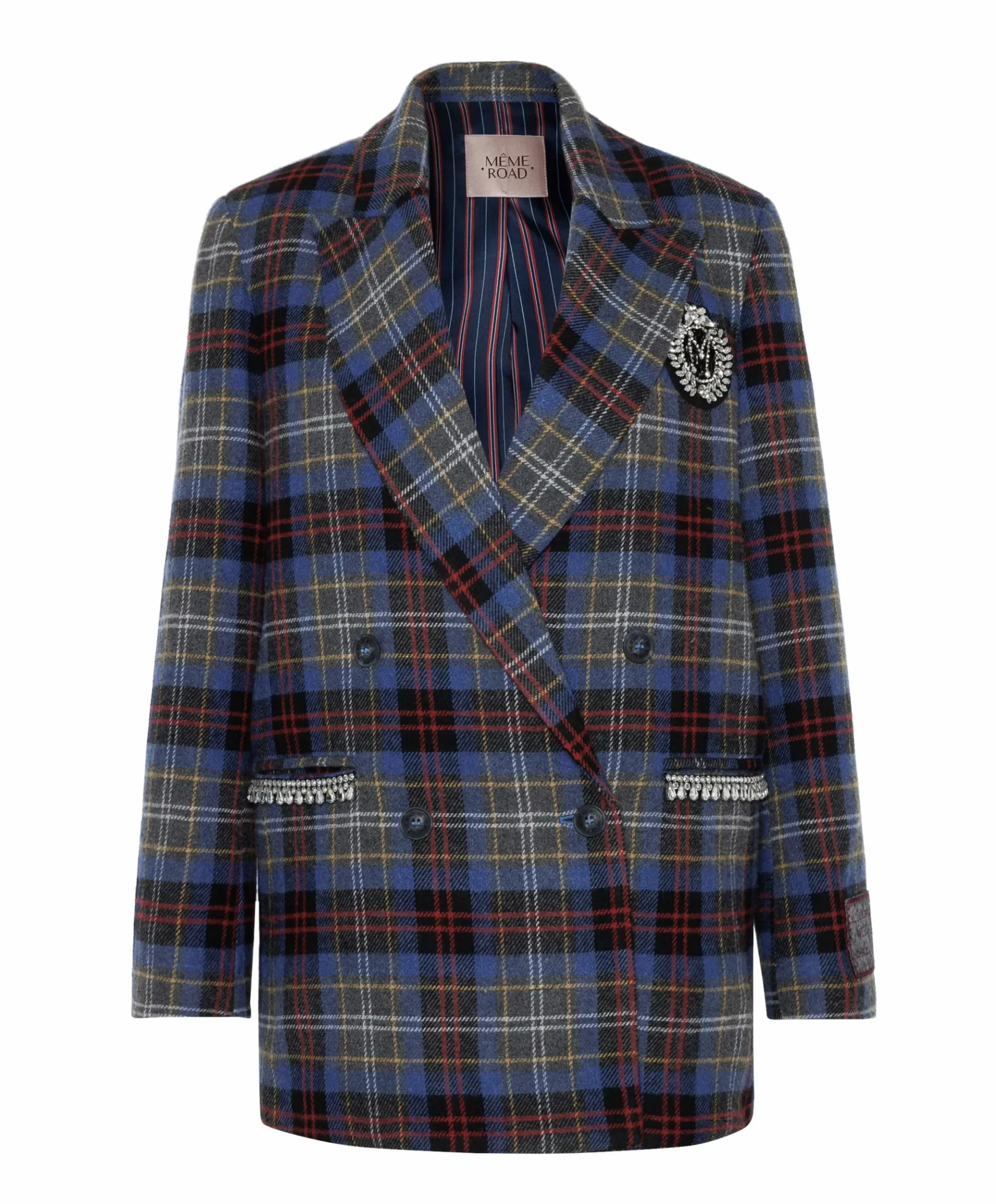 Dames blazer blauw