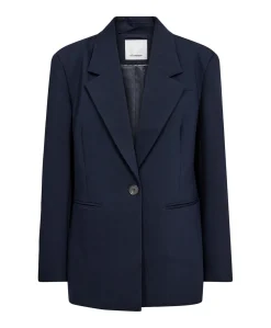 Dames blazer blauw