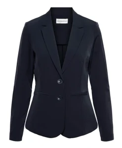 Dames blazer blauw