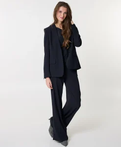 Dames blazer blauw