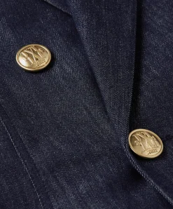 Dames blazer blauw