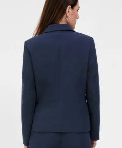 Dames blazer blauw