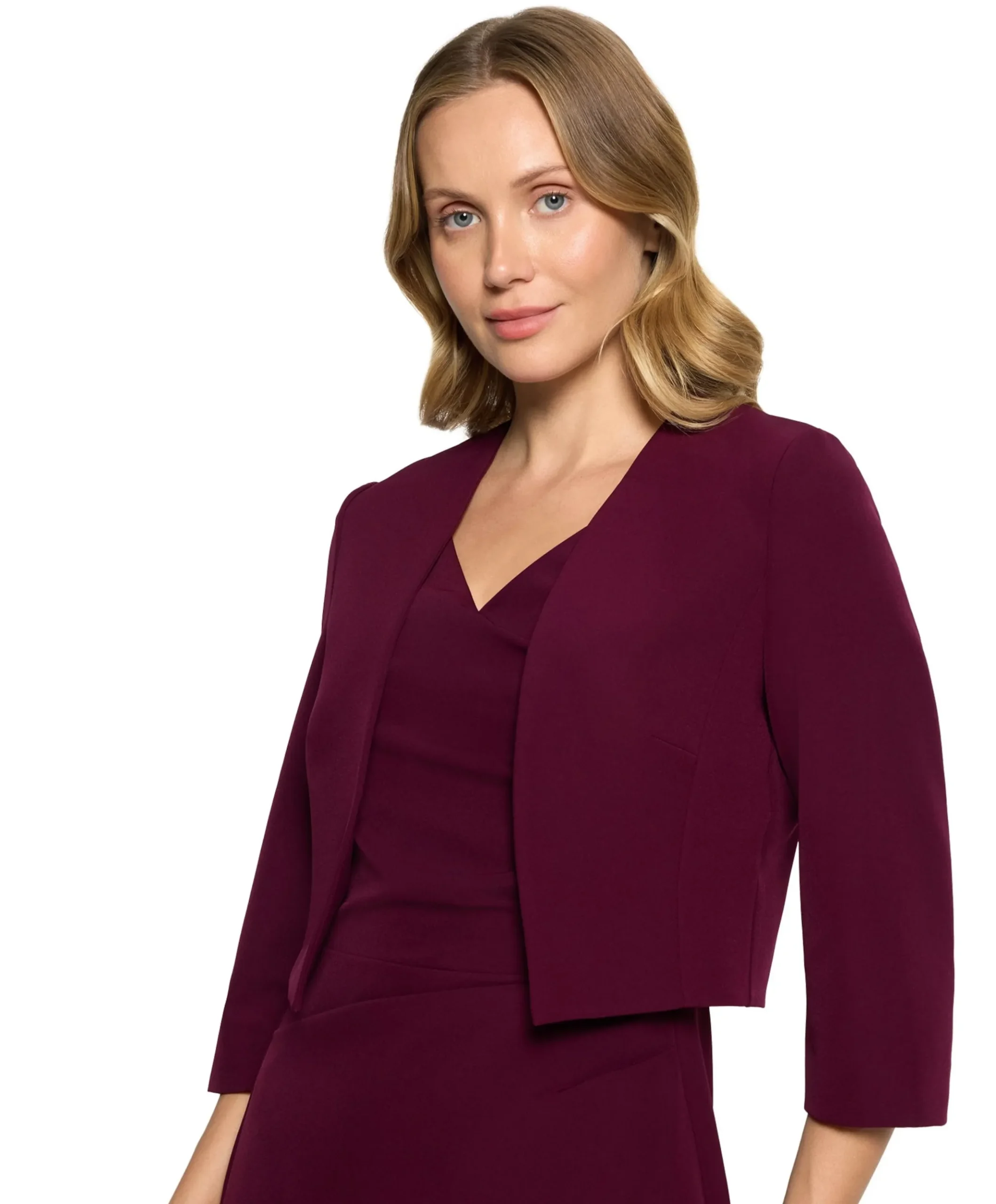 Dames blazer bordeaux