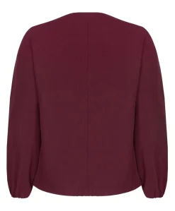 Dames blazer bordeaux