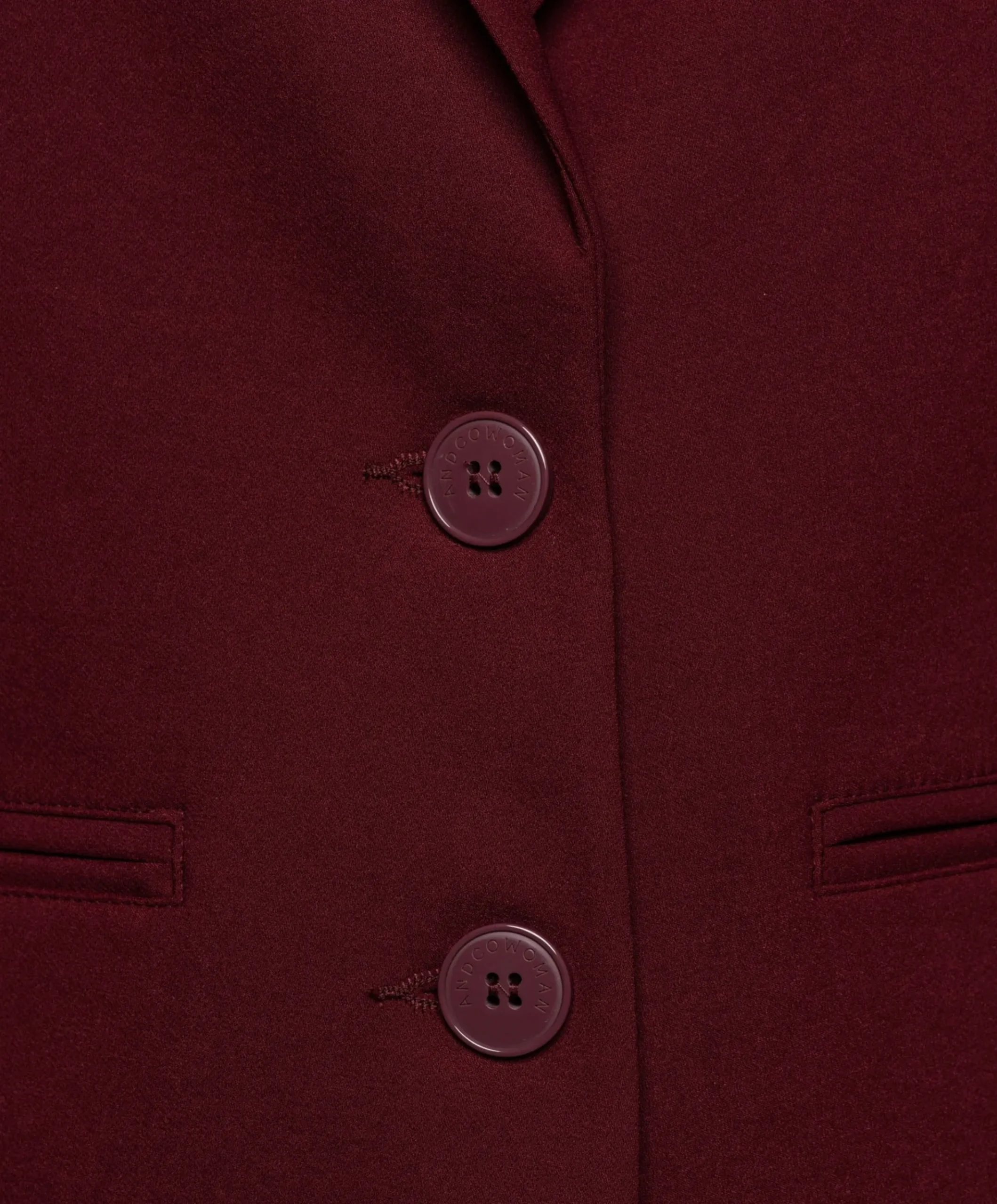 Dames blazer bordeaux
