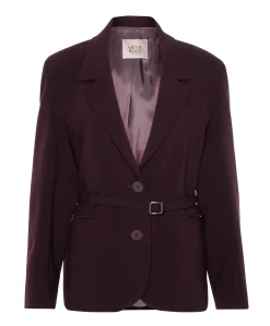 Dames blazer bordeaux