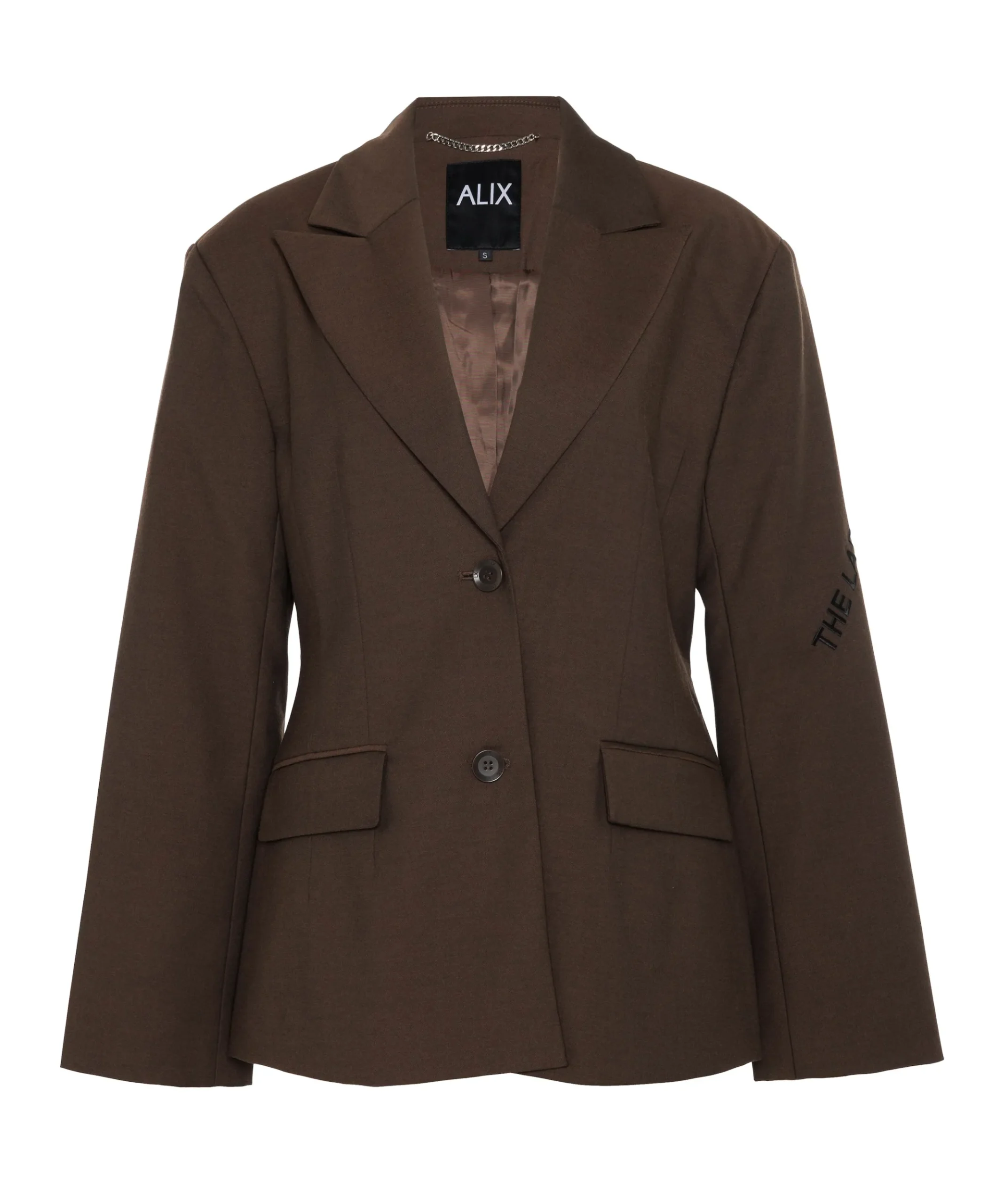 Dames blazer bruin