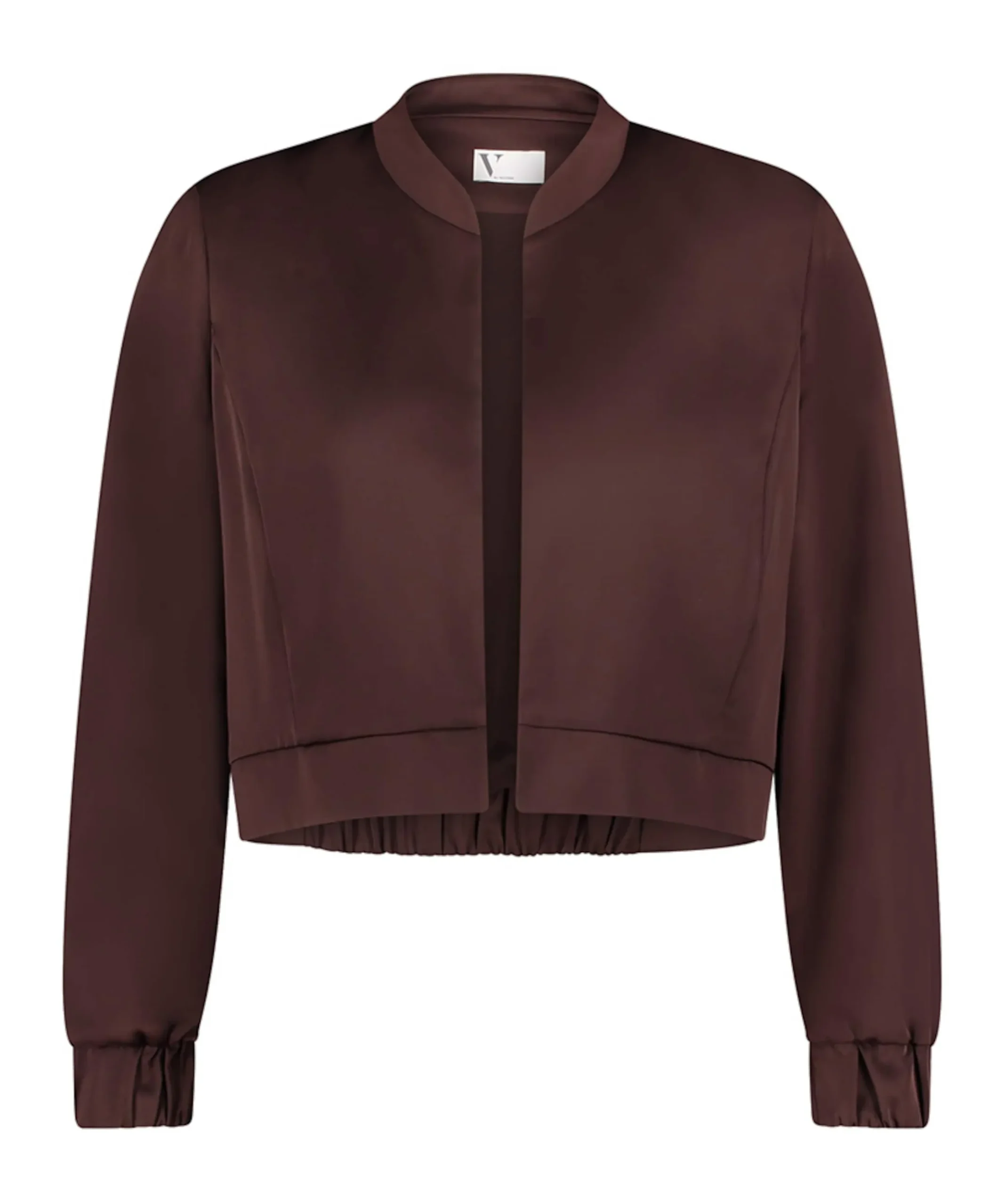 Dames blazer bruin