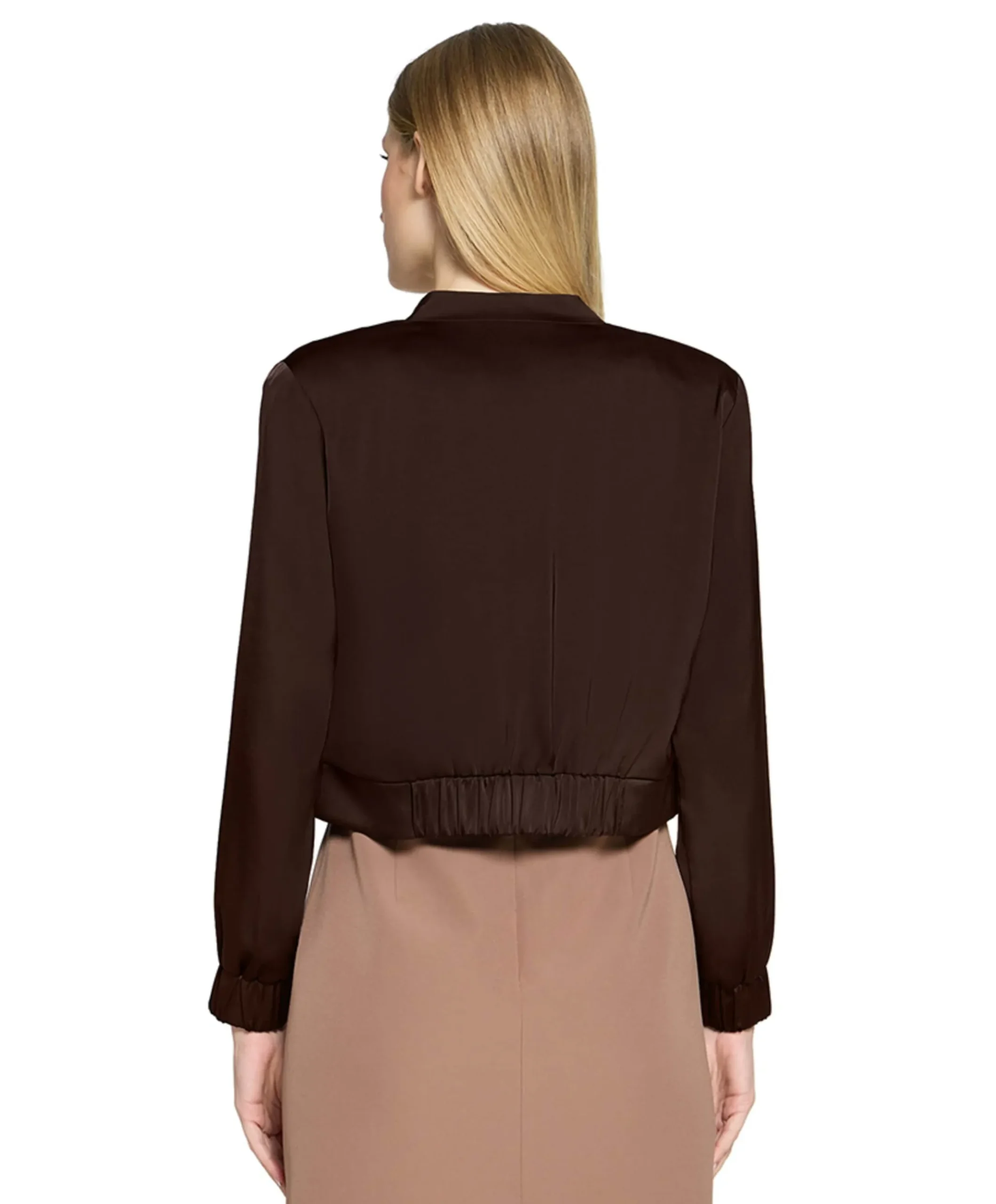 Dames blazer bruin