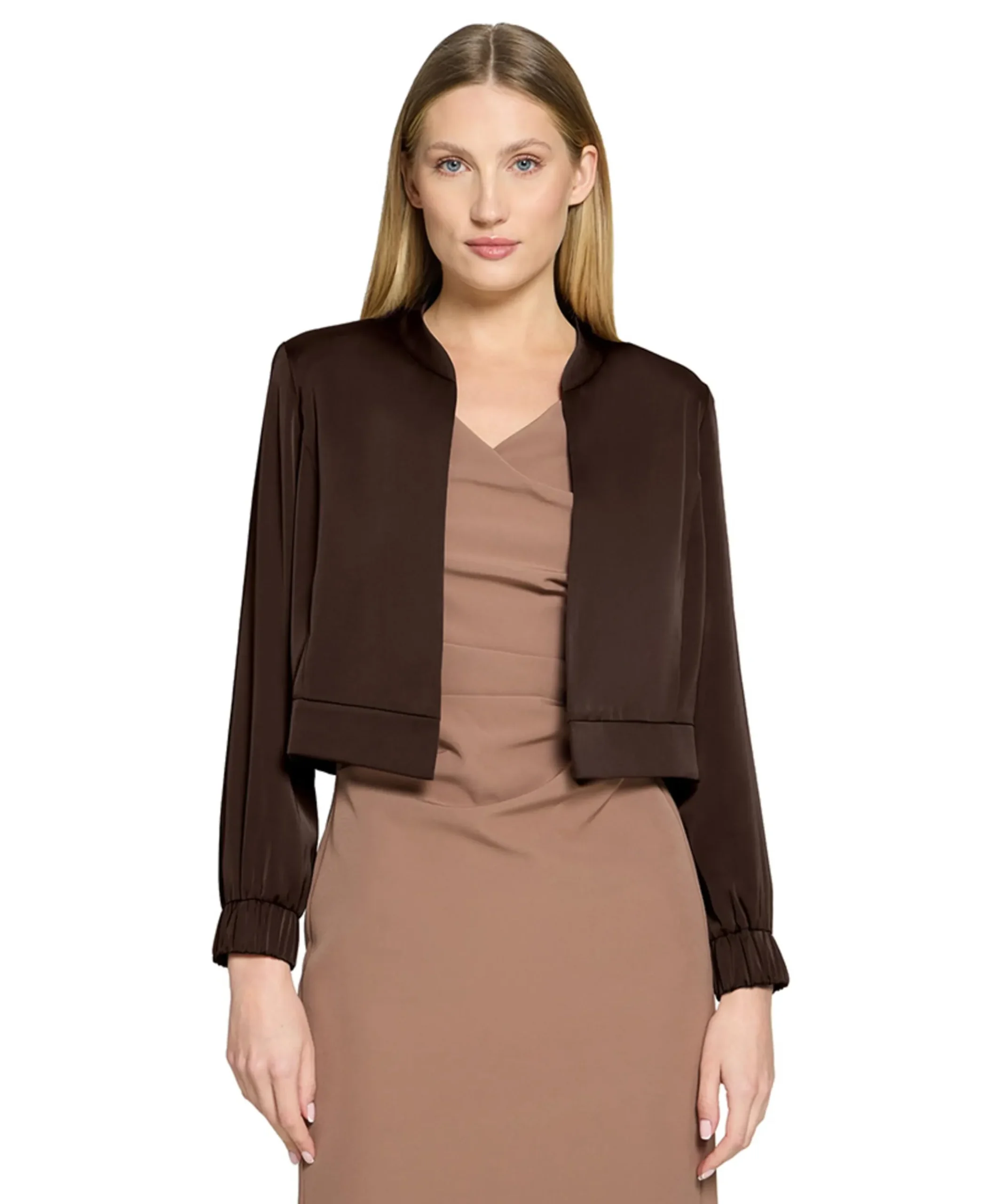 Dames blazer bruin