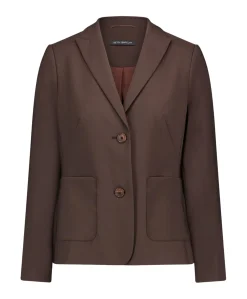 Dames blazer bruin