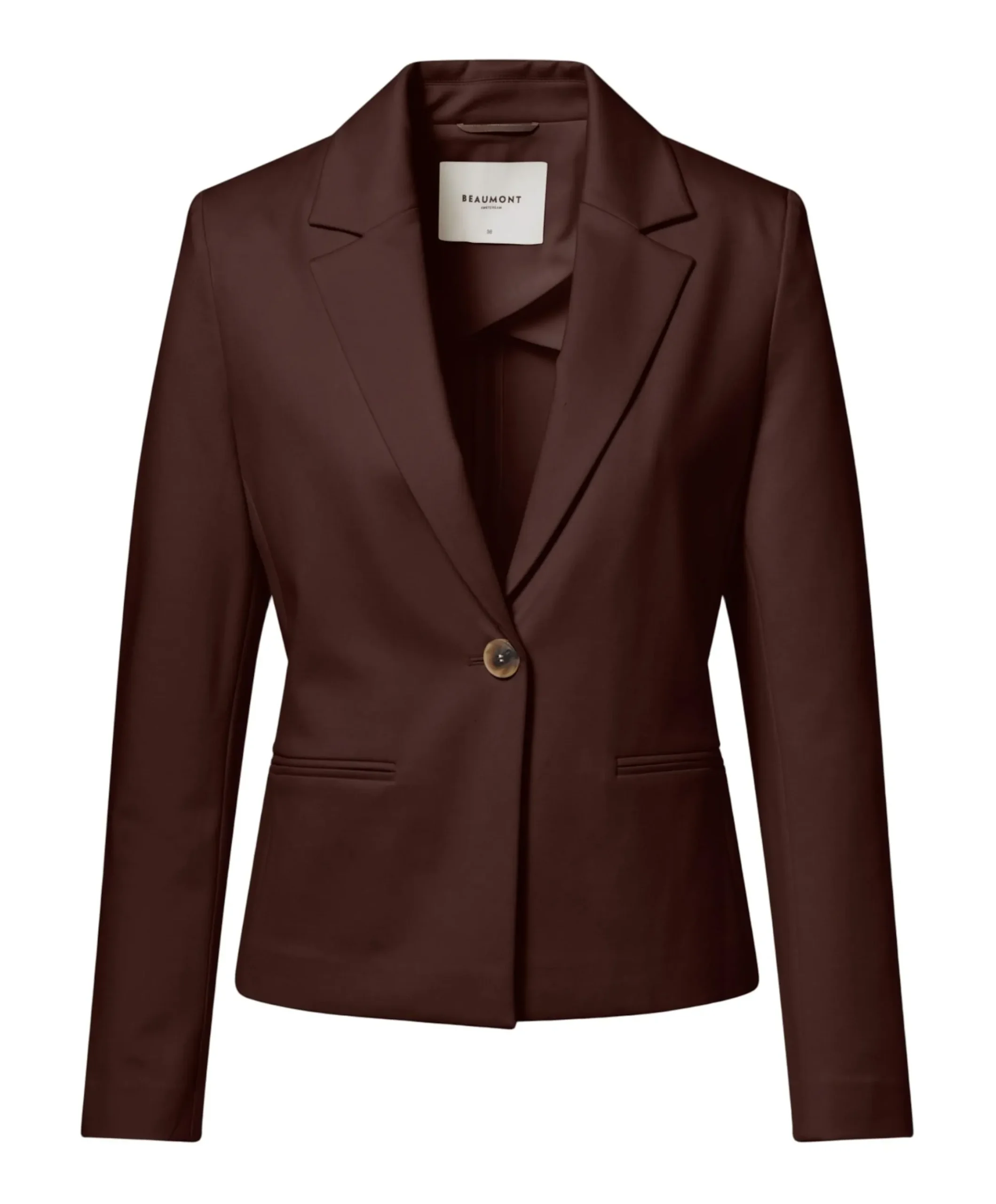Dames blazer bruin