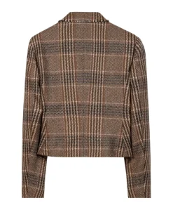 Dames blazer bruin