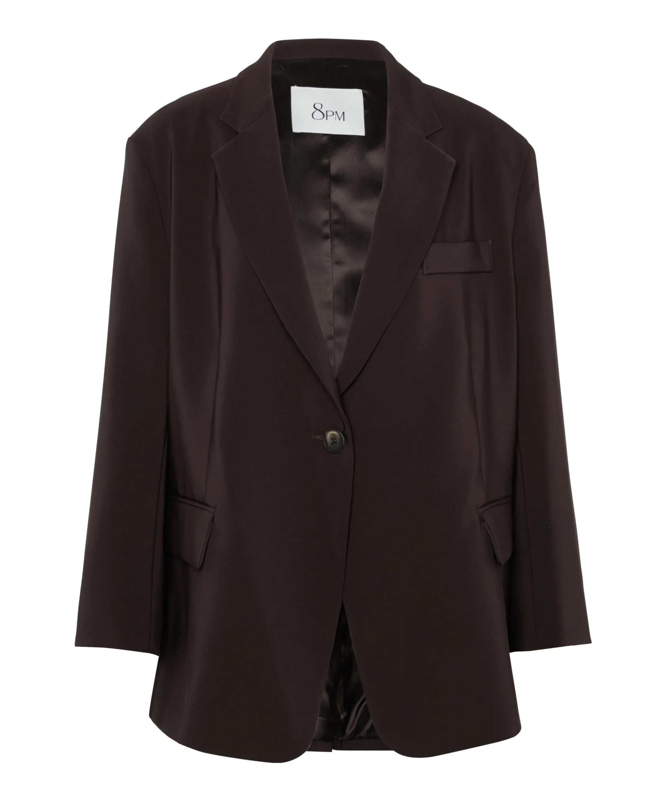 Dames blazer bruin