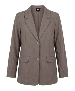 Dames blazer bruin
