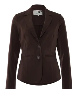 Dames blazer bruin