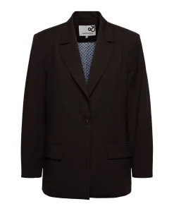 Dames blazer bruin