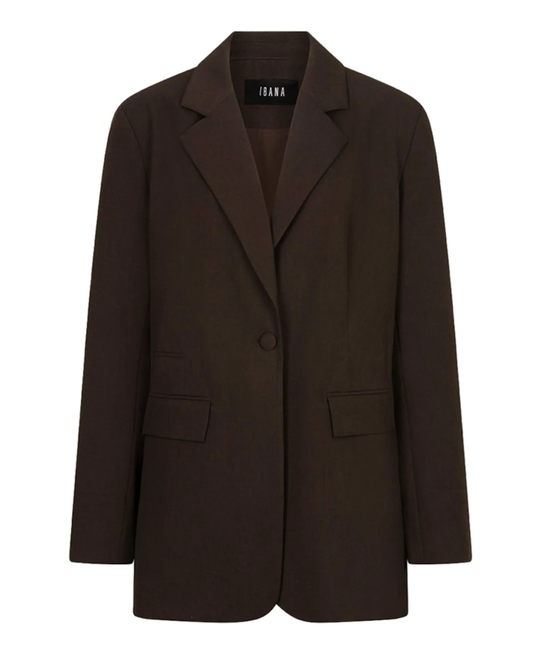 Dames blazer bruin