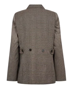 Dames blazer bruin