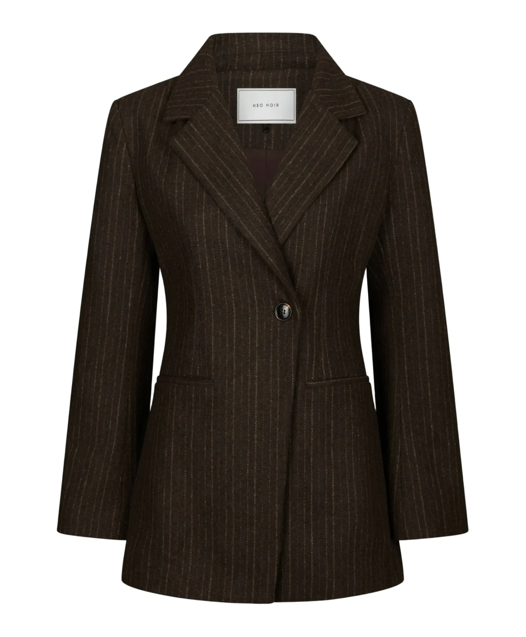 Dames blazer bruin