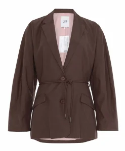 Dames blazer bruin