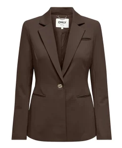 Dames blazer bruin