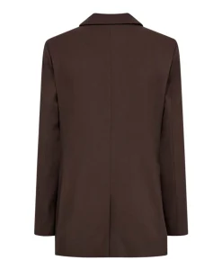 Dames blazer bruin