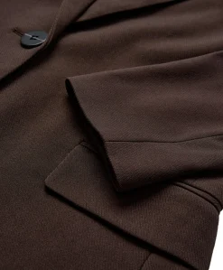 Dames blazer bruin