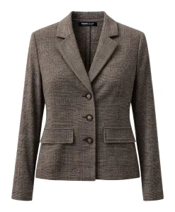 Dames blazer bruin