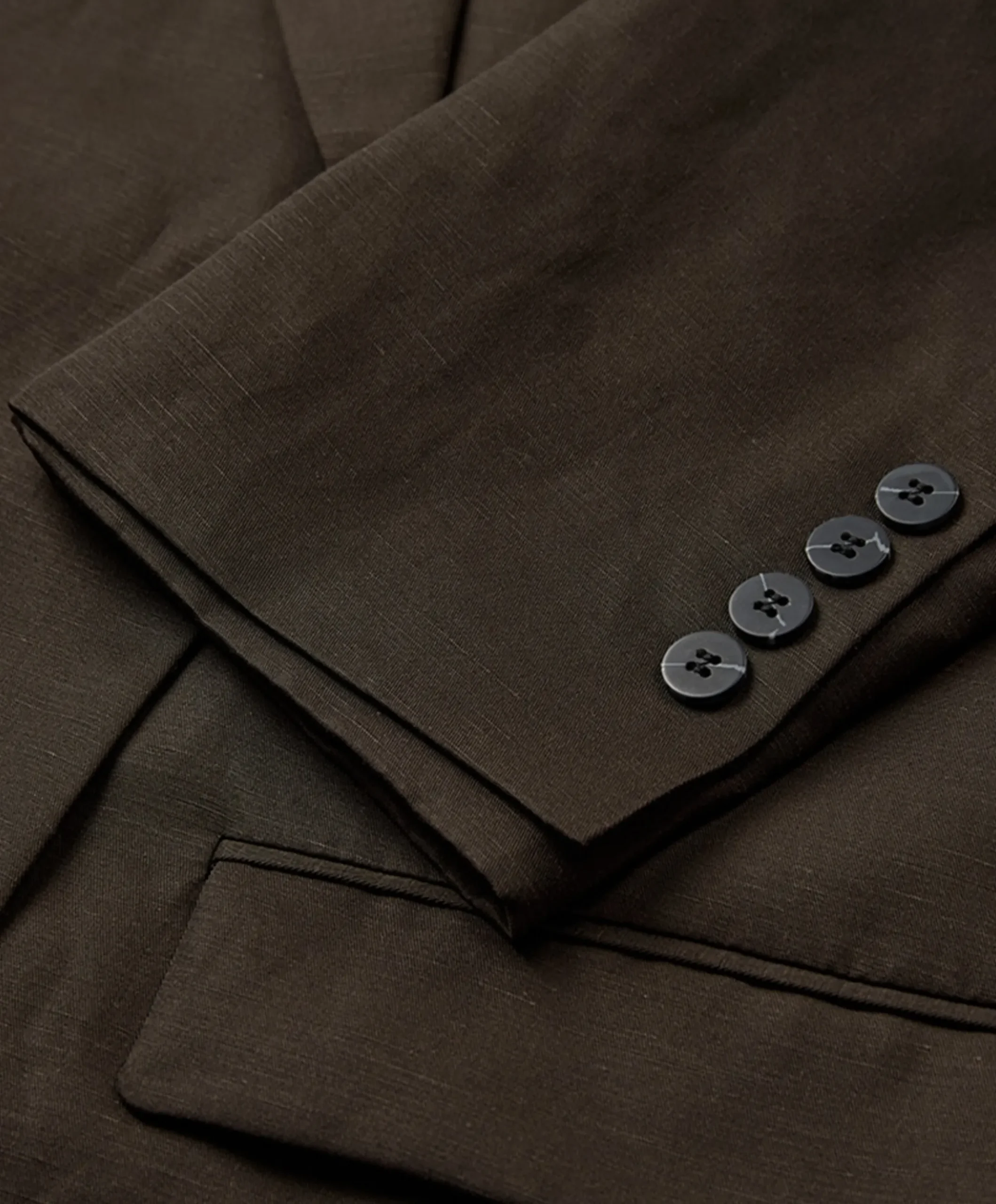 Dames blazer bruin