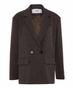 Dames blazer bruin