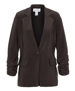 Dames blazer bruin