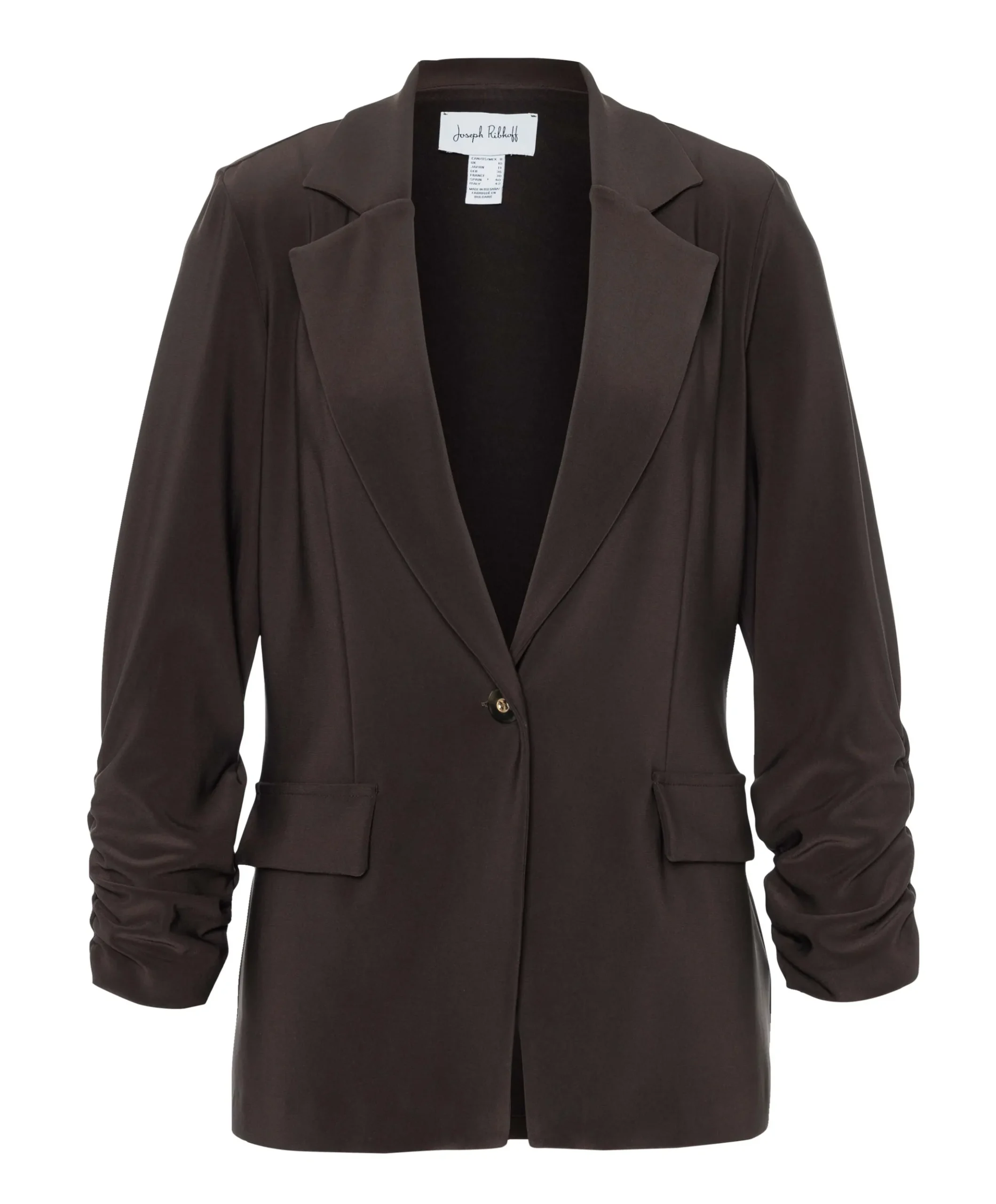 Dames blazer bruin