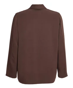 Dames blazer bruin
