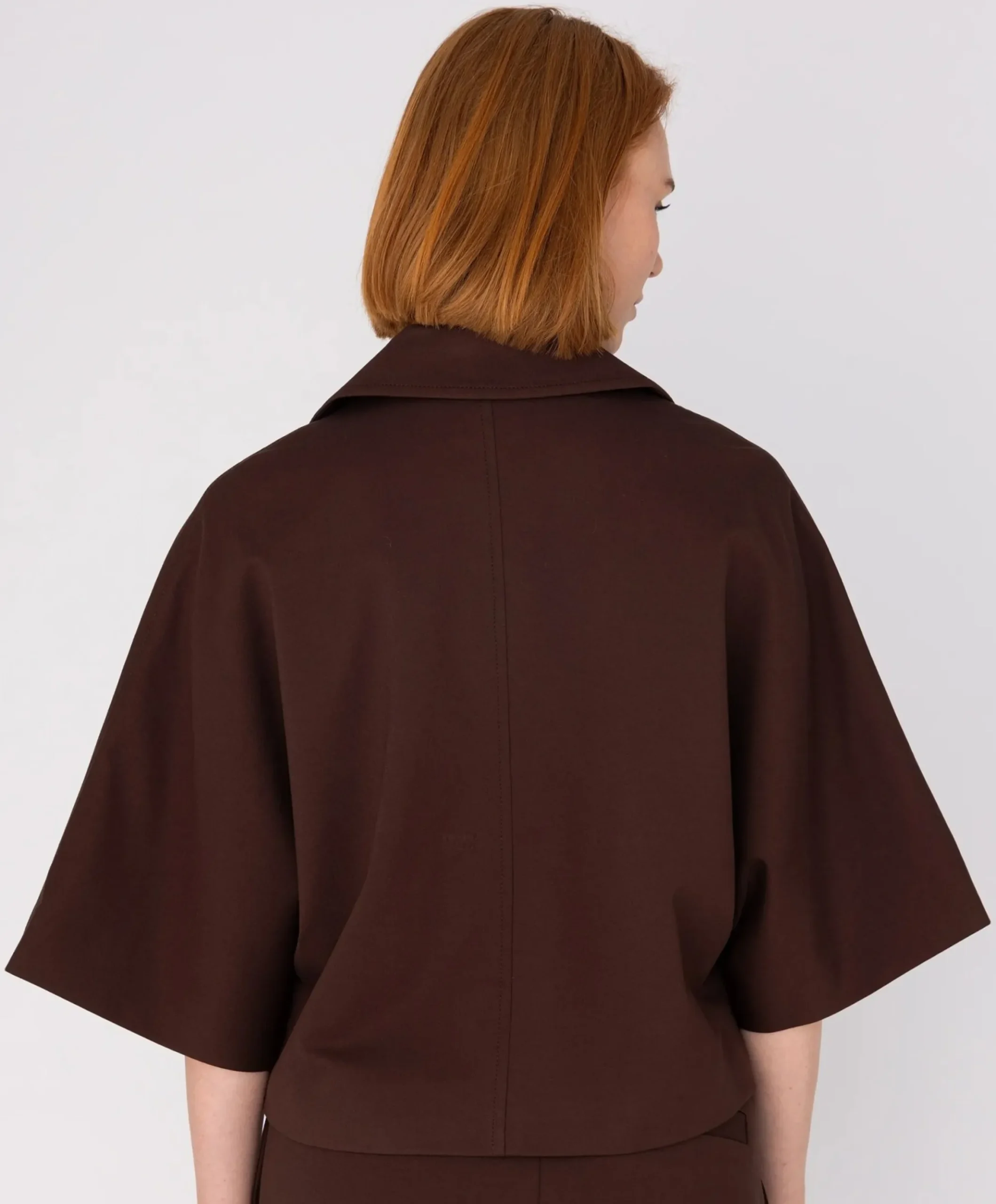 Dames blazer bruin